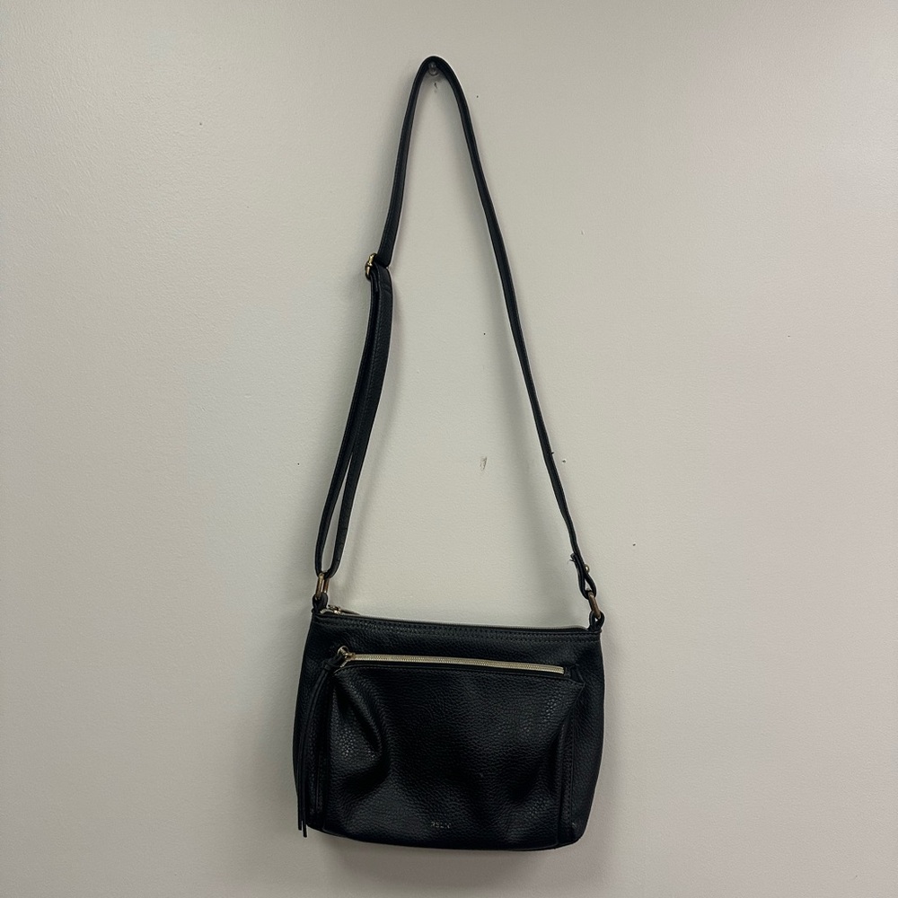 Small black slouchy crossbody relic purse